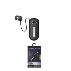 AKZ-Q7 SUPER BASS STEREO HEADSET WIRELESS WITH INTELLIGENT OPERATION HD SOUND QUALITY PRETO