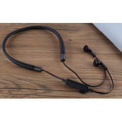 TF-300 SPORTS BLUETOOTH WIRELESS EARPHONE NECKBAND STEREO EARBUDS SUPPORT TF CARD PRETO