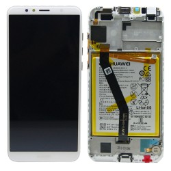 TOUCH+DISPLAY+FRAME CON BATERIA HUAWEI Y6 2018 BLANCO (SERVICE PACK 02351WLK) TOUCH+DISPLAY+FRAME CON BATERIA HUAWEI Y6 2018 BLANCO (SERVICE PACK 02351WLK)