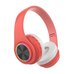 AURICULARES INALÁMBRICOS LUMINOUS T39 TF/MICRO SD/MANOS LIBRES CON LED DE COLORES Y FUNCIÓN DE CANCELACIÓN DE RUIDO 400MAH NARANJA AURICULARES INALÁMBRICOS LUMINOUS T39 TF/MICRO SD/MANOS LIBRES CON LED DE COLORES Y FUNCIÓN DE CANCELACIÓN DE RUIDO 400MAH NARANJA