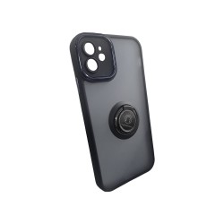 Case with Support Ring for Apple iPhone 11 Smoked Black Case with Support Ring for Apple iPhone 11 Smoked Black