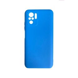 Silicone Case with Camera Shield for Xiaomi Note 10/10s Blue