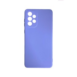 Silicone Case with Camera Shield for Samsung Galaxy A73 5g Purple