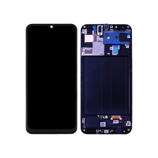 Touch+Display+Frame Samsung Galaxy A50/A505 Service Pack Black