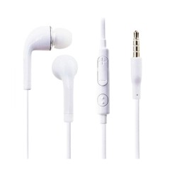 Auscultadores Samsung EO-HS3303WE com Cabo e Microfone 3,5mm 1,2m Branco