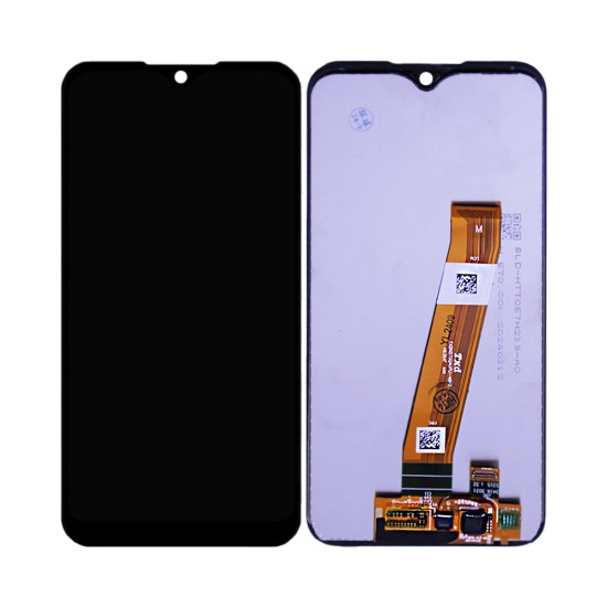 Touch+Display Samsung Galaxy A01/A015 Service Pack (Connector Grande) Negro