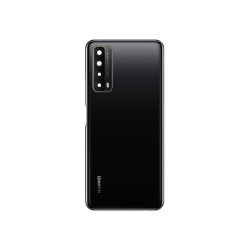 Tampa Traseira com Lente Huawei P Smart 2021 Preto Midnight