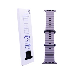 Bracelete de Silicon Ocean Smartwatch Alpine Loop 42/44/45/49mm Creme Branco