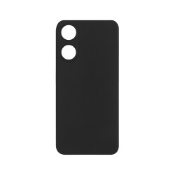 Silicone Case with Camera Shield for Oppo A78 4g Black