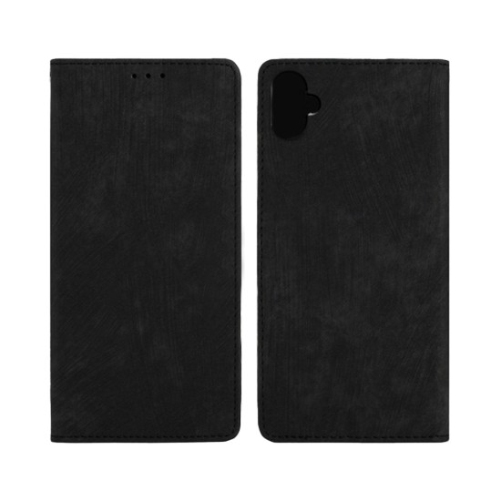 Capa Flip de Couro com Bolso Interno para Samsung Galaxy A05 Preto