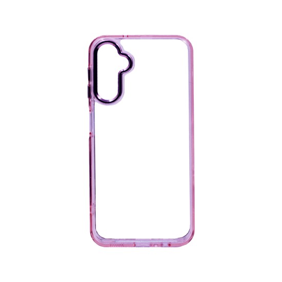 Capa de Silicone Transparente para Samsung Galaxy A14 4g/5g Rosa