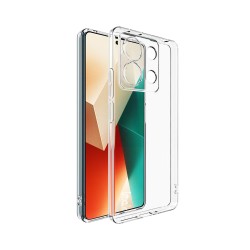 Capa de Silicone Macio com Moldura de Câmera para Xiaomi Redmi Note 13 5G Transparente Capa de Silicone Macio com Moldura de Câmera para Xiaomi Redmi Note 13 5G Transparente
