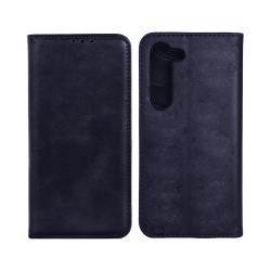 Leather Flip Cover with Internal Pocket for Samsung Galaxy A35 Black Leather Flip Cover with Internal Pocket for Samsung Galaxy A35 Black