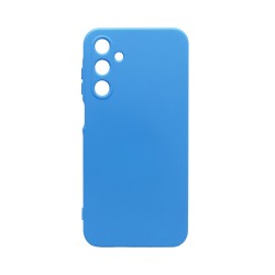 Funda de Silicona con Marco de Cámara para Samsung Galaxy A25 5G Azul Funda de Silicona con Marco de Cámara para Samsung Galaxy A25 5G Azul