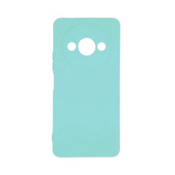 Funda de Silicona con Marco de Cámara para Xiaomi Redmi A3 Verde Funda de Silicona con Marco de Cámara para Xiaomi Redmi A3 Verde
