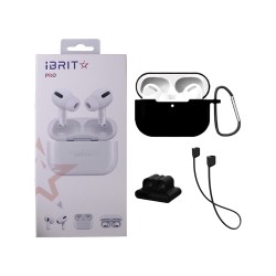 Auriculares Bluetooth IBRIT Pro (Airbrit X) con estuche de carga inalámbrica blanco Auriculares Bluetooth IBRIT Pro (Airbrit X) con estuche de carga inalámbrica blanco