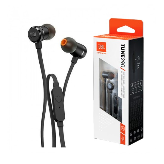 Auscultadores JBL Tune 310C com Microfone 3.5mm 1,2m Preto Auscultadores JBL Tune 310C com Microfone 3.5mm 1,2m Preto