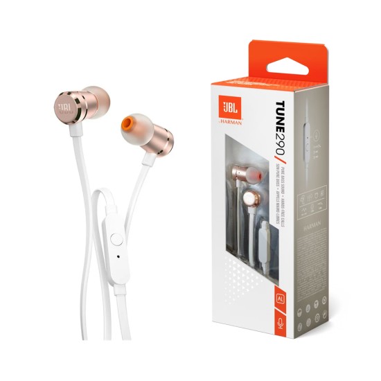 Auscultadores JBL Tune 310C com Microfone 3.5mm 1,2m Dourado Auscultadores JBL Tune 310C com Microfone 3.5mm 1,2m Dourado