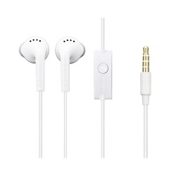 Auscultadores Samsung EHS61ASFWE com Cabo e Microfone 3,5mm 1,2m Branco