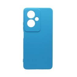 Capa de Silicone com Moldura de Câmera para Oppo A79 5G Azul Capa de Silicone com Moldura de Câmera para Oppo A79 5G Azul