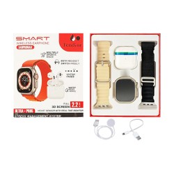 Fendior Smartwatch S40 Pro Max With Airpods 2.2" (Call Version) Silver