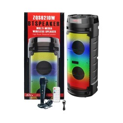 Sing-e Portable Wireless Speaker ZQS6210W with Mic Black