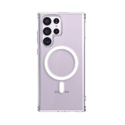 Magnetic Sillicone Case for Samsung Galaxy S22 Ultra Transparent Magnetic Sillicone Case for Samsung Galaxy S22 Ultra Transparent