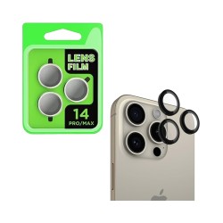 Back Camera Glass Protector for Apple iPhone 14 Pro/14 Pro Max Black Back Camera Glass Protector for Apple iPhone 14 Pro/14 Pro Max Black