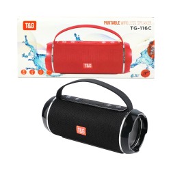 Altavoz Inalámbrico Portátil T&G TG-116C Negro Altavoz Inalámbrico Portátil T&G TG-116C Negro