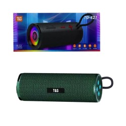 Altavoz Inalámbrico Portátil T&G TG-421 Verde Altavoz Inalámbrico Portátil T&G TG-421 Verde