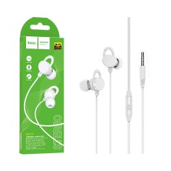 Hoco Universal Wired Earphones M103 Rhyme with Microphone 3.5mm 1.2m White