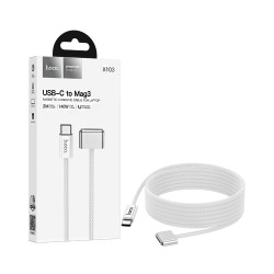 Hoco Magnetic Charging Cable X103 Type-C to Magsafe 3 for Macbook 2m White Hoco Magnetic Charging Cable X103 Type-C to Magsafe 3 for Macbook 2m White