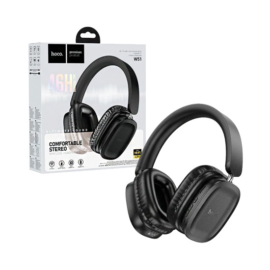 Hoco Wireless Headphone W51 Delightful Black