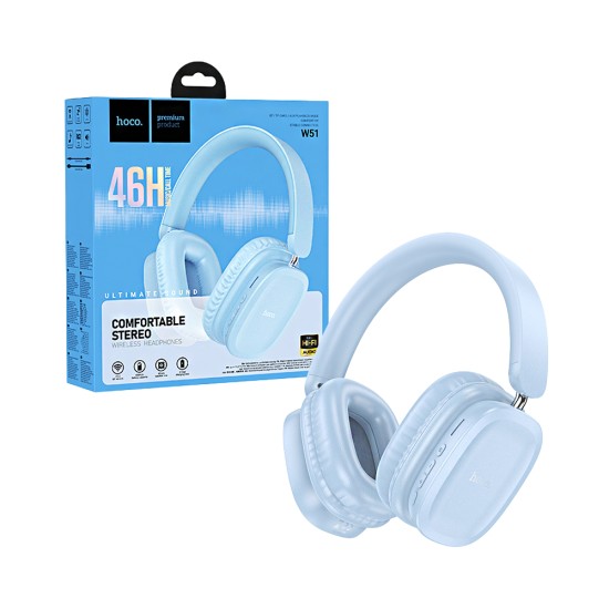 Hoco Wireless Headphone W51 Delightful Blue