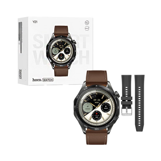 Hoco Smartwatch Y21 1.43" (Call Version) Metal Gray