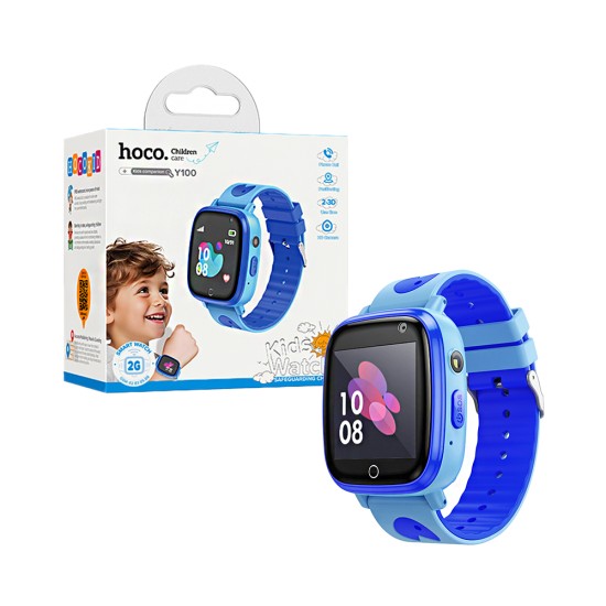 Hoco Smartwatch Y100 for children 1.44" (Call Version) Blue