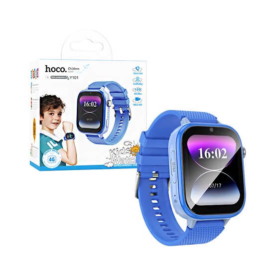 Hoco Smartwatch Y101 4G for children 1.83" (Call Version) Blue