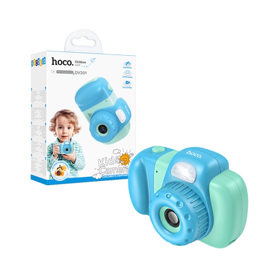 Hoco Camera DV201 Dual lens for children Blue