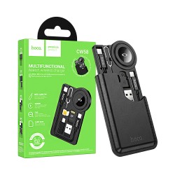 Caixa Montada Hoco CW58 Multifunctional iWatch Cabo com Conector Estojo de Armazenamento Preto