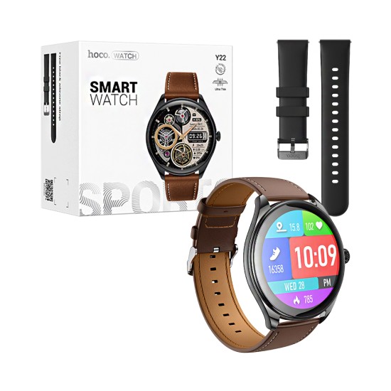 Hoco Smartwatch Y22 1.43" (Call Version) Black