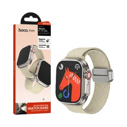 Bracelete de Nylon con Fivela Magnética Hoco AS104 para iWatch (38/40/41mm) Luz estelar