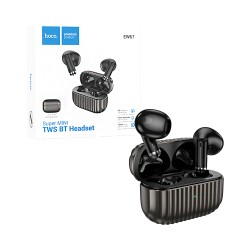 Auscultadores True Sem Fio Hoco EW67 Sonido Cinza Metálico