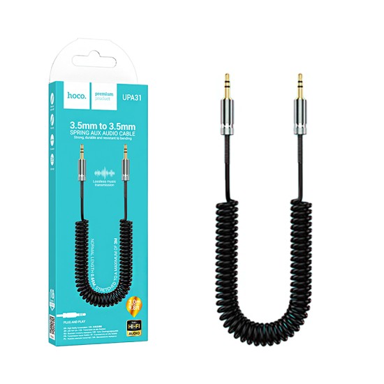 Hoco AUX Audio Cable UPA31 Cindy 3m Black