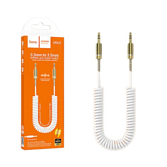 Hoco AUX Audio Cable UPA31 Cindy 3m White