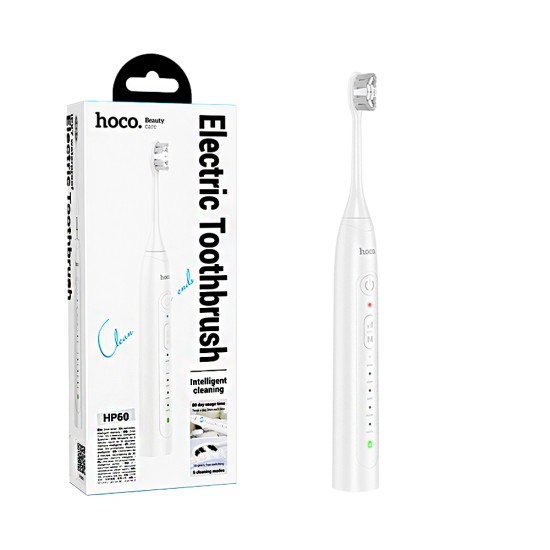 Hoco Electric Toothbrush HP60 Wave With 4 Brush Heads White