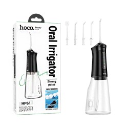 Hoco Electric Oral Irrigator HP61 with large-capacity water tank Black Hoco Electric Oral Irrigator HP61 with large-capacity water tank Black