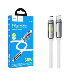 Cabo Hoco U136 Prize Tipo-C para Tipo-C PD 60W 3A 1,2M Branco