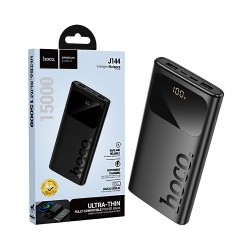 Power Bank Hoco J144 Hymn com 2 Puertos Outputs USB 15000mAh Preto