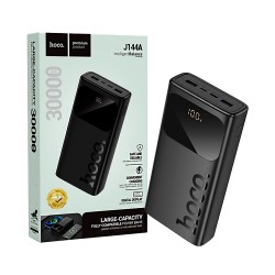 Power Bank Hoco J144A Hymn com 2 Puertos Outputs USB 30000mAh Preto