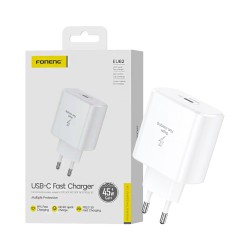 Foneng Adapter EU62 Type-C PD 45W GAN White Foneng Adapter EU62 Type-C PD 45W GAN White